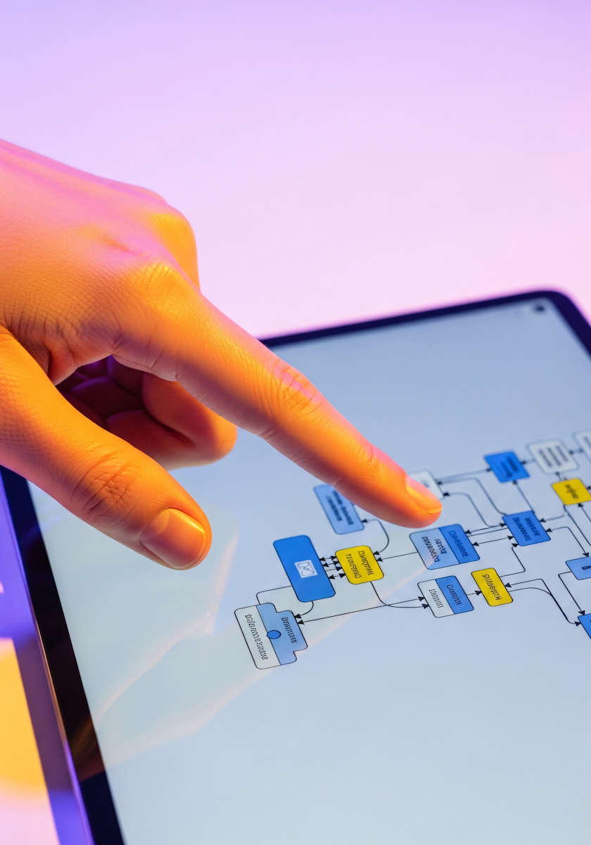 Growth Plan Development - Interactive planning on digital tablet